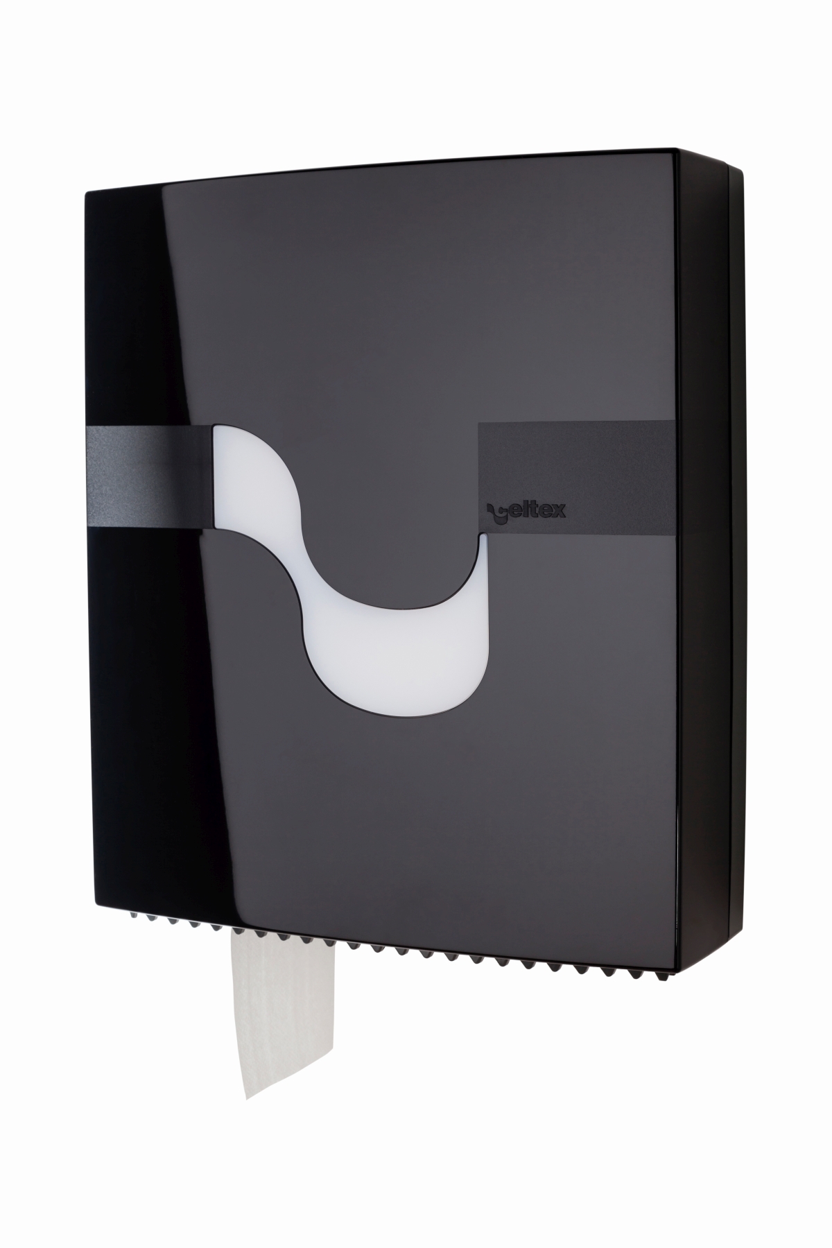 Toilettenpapierspender Jumbo schwarz