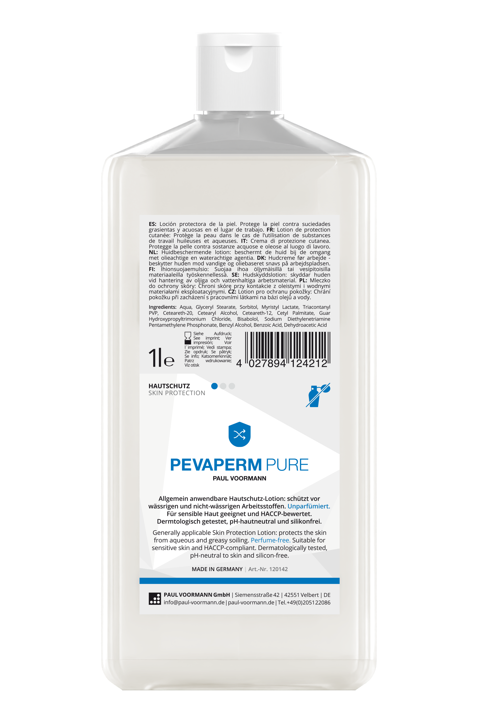 Hautschutzlotion Pevaperm PURE