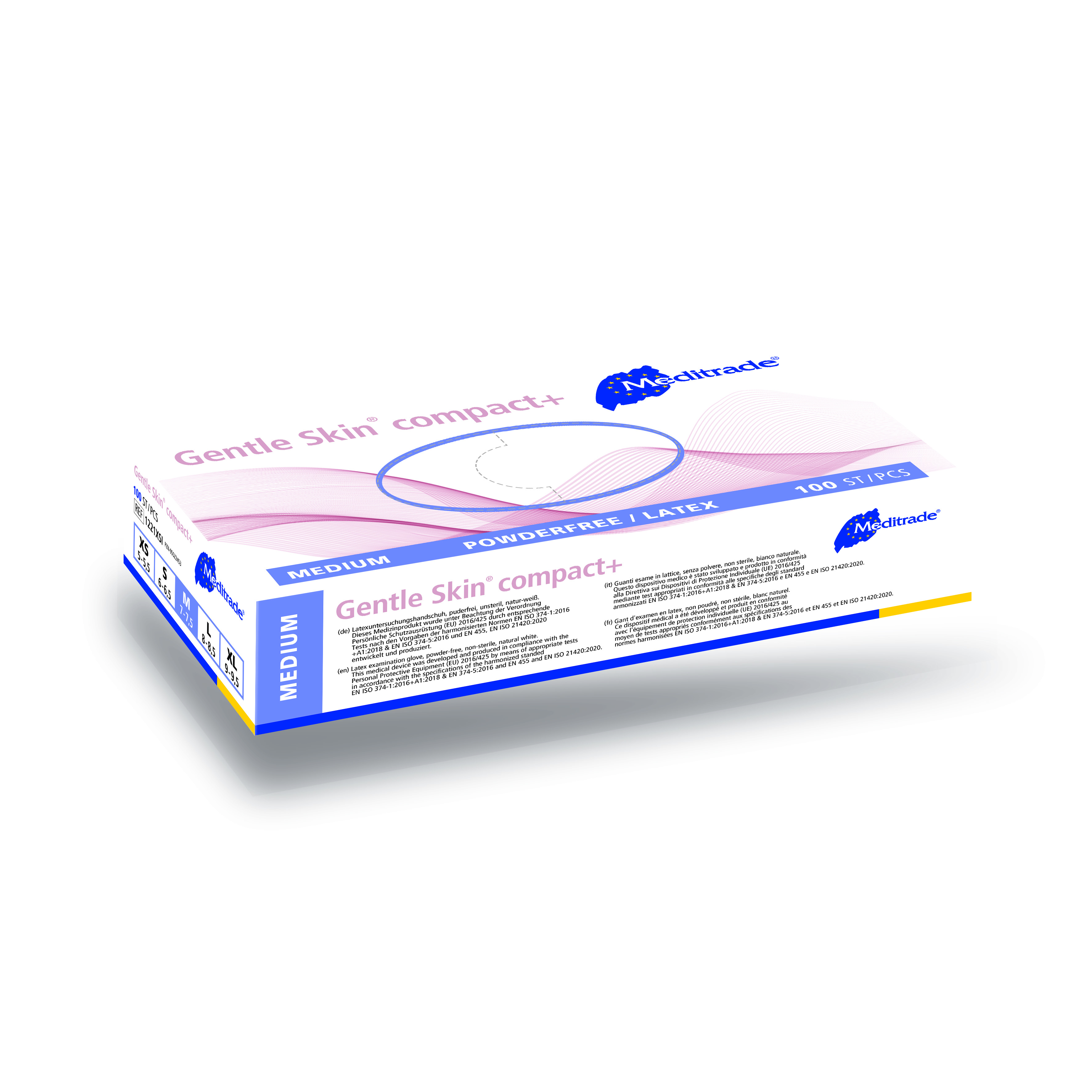 Latex-Einmalhandschuhe Gentle Skin compact +