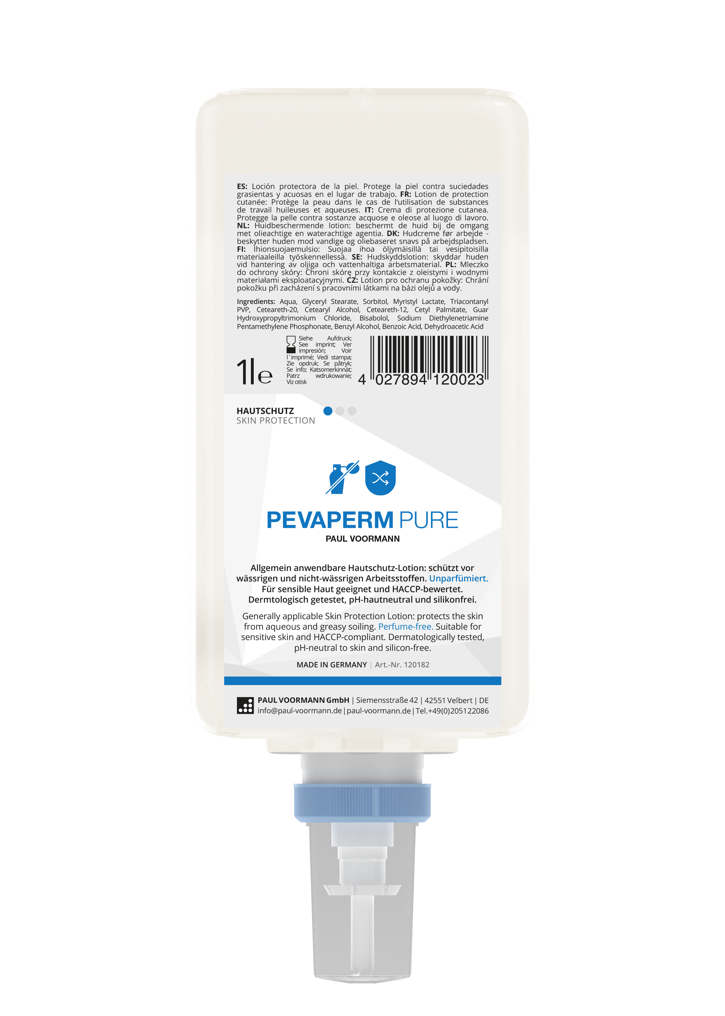 Hautschutzlotion Pevaperm PURE