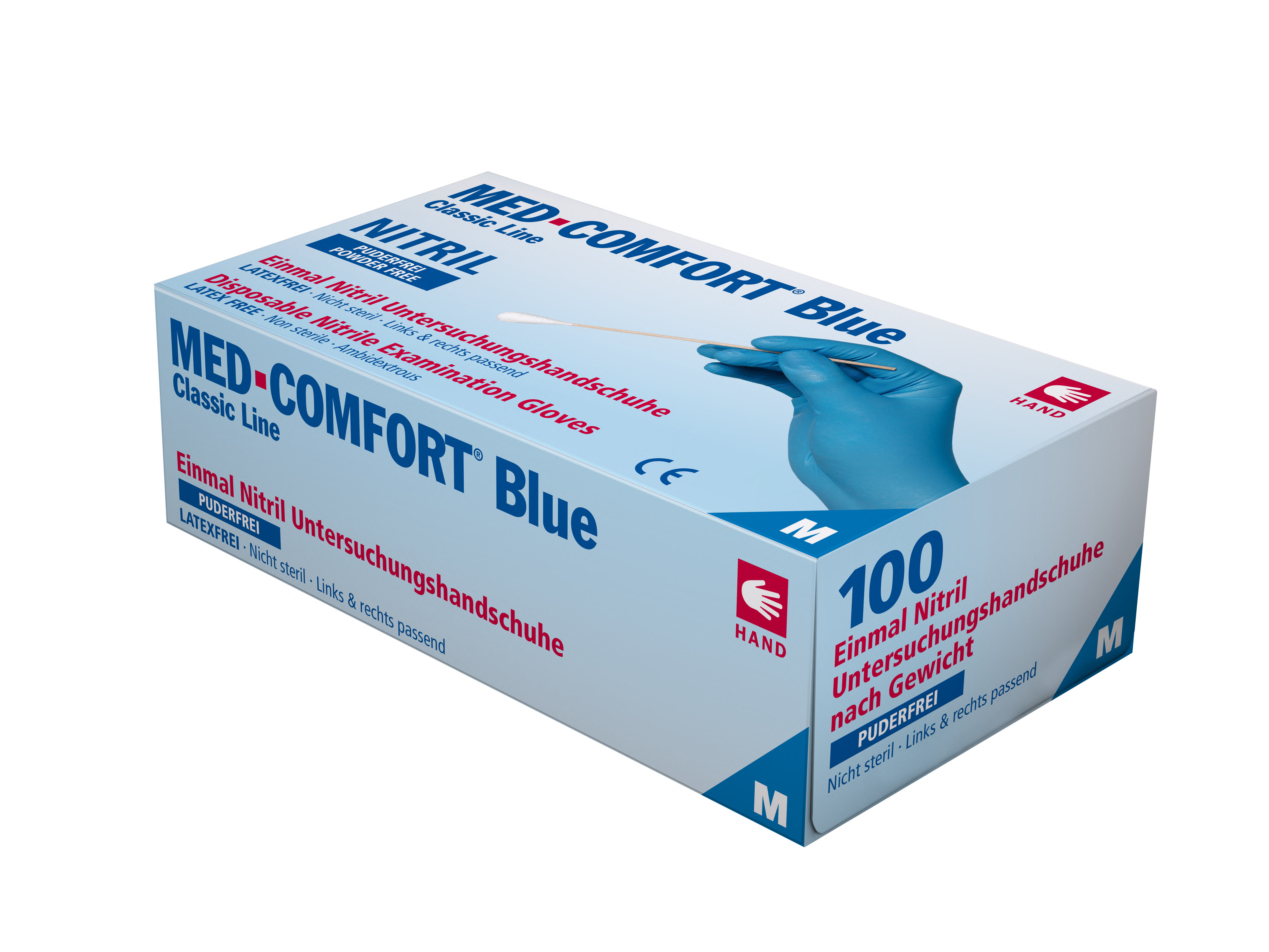 Nitril-Einmalhandschuhe MED COMFORT Blue