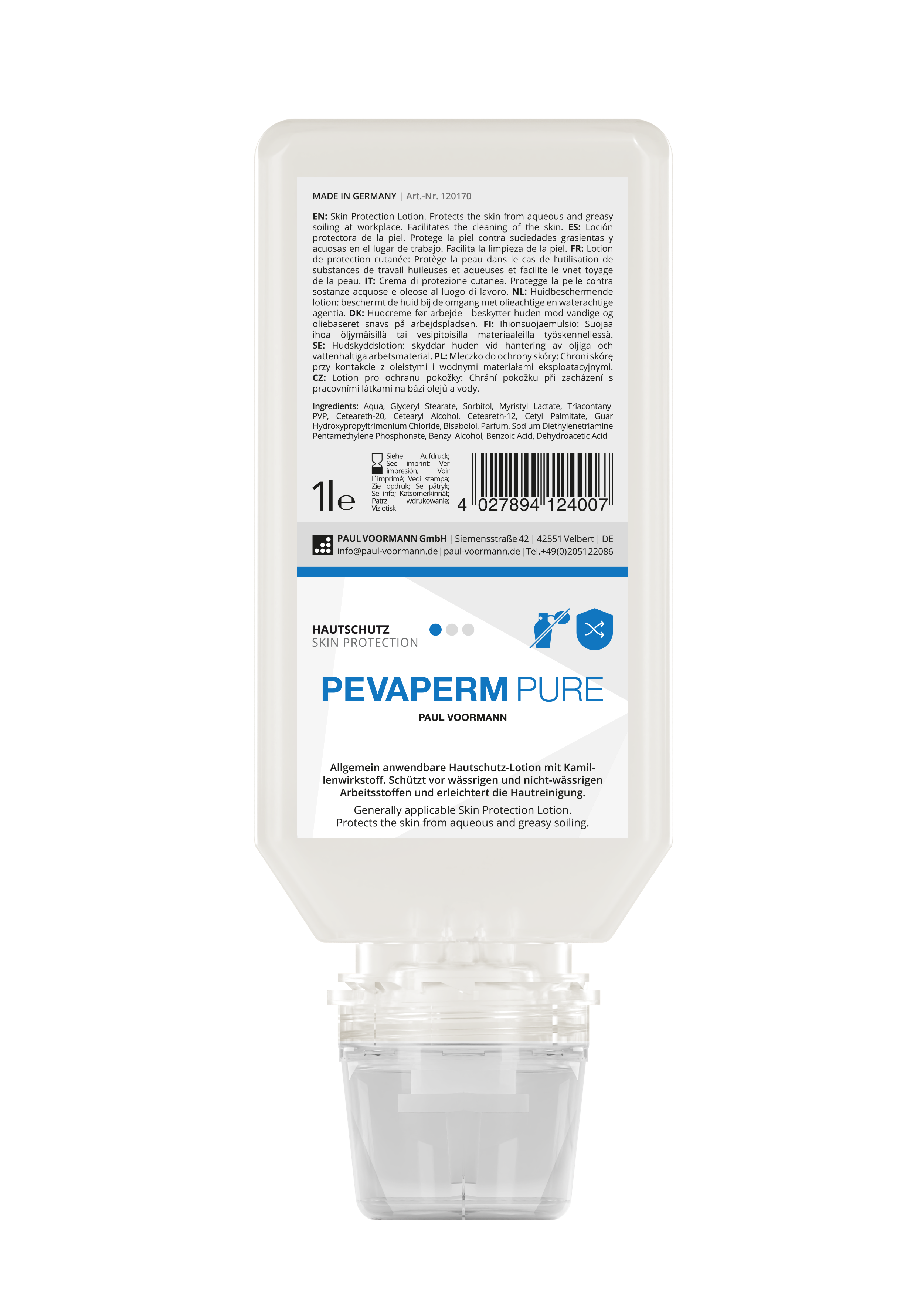 Hautschutzlotion Pevaperm PURE