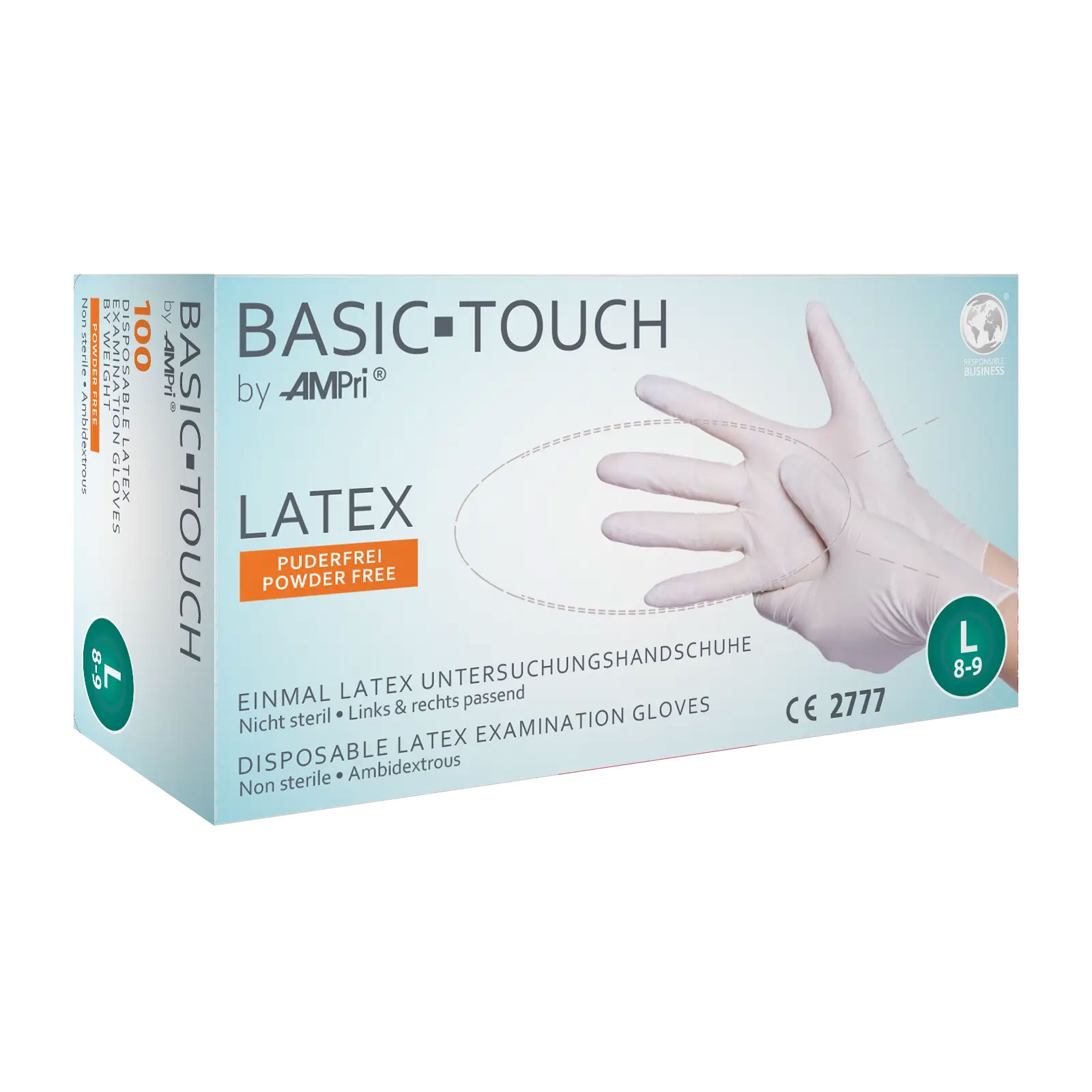 Latex-Einmalhandschuhe Basic Touch