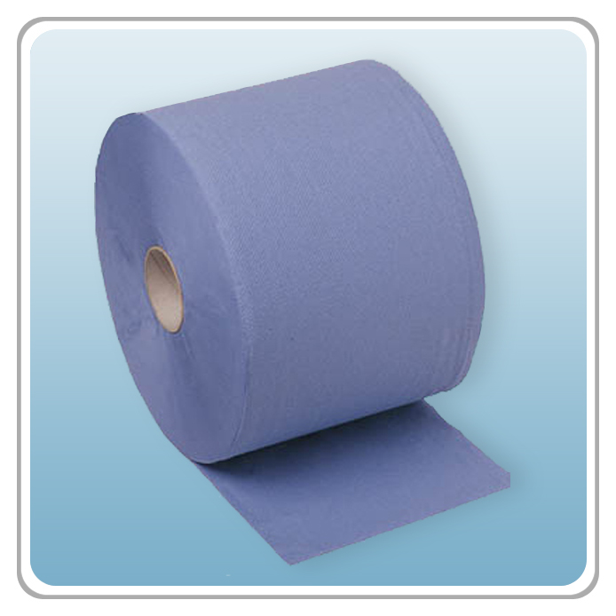Putzpapierrolle blau 38 cm