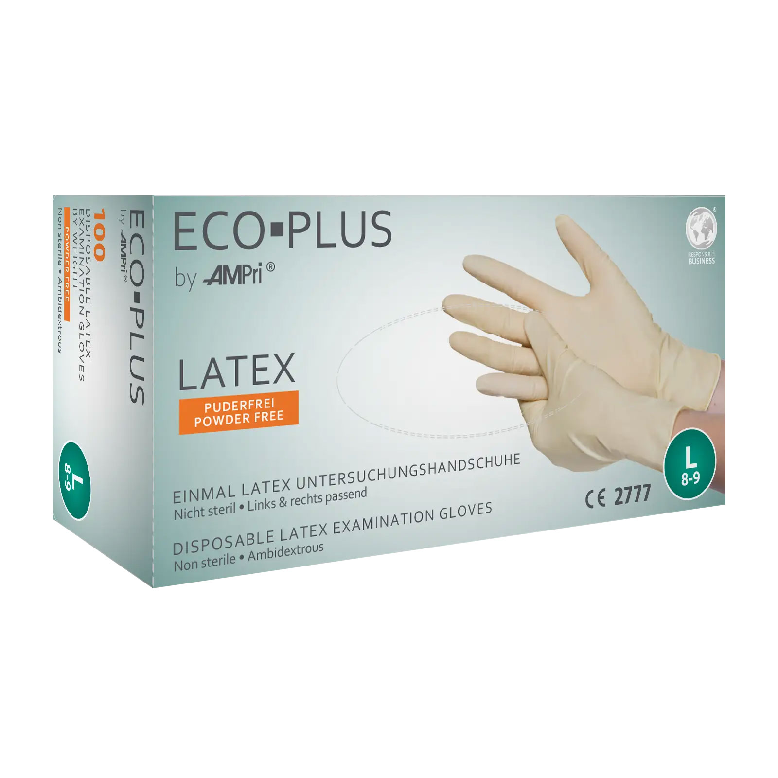Latex-Einmalhandschuhe Eco Plus